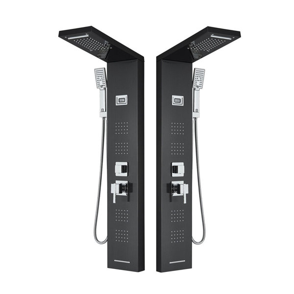 Augusts 45'' Shower Panel with Fixed Shower Head Wayfair